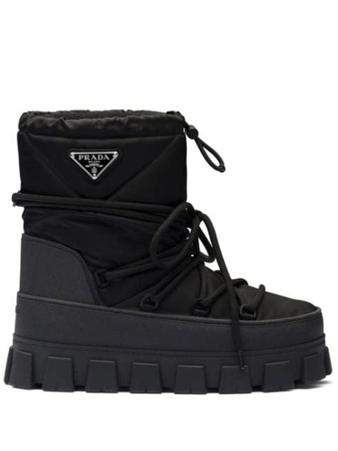 prada snow boots red laces|Prada boots price.